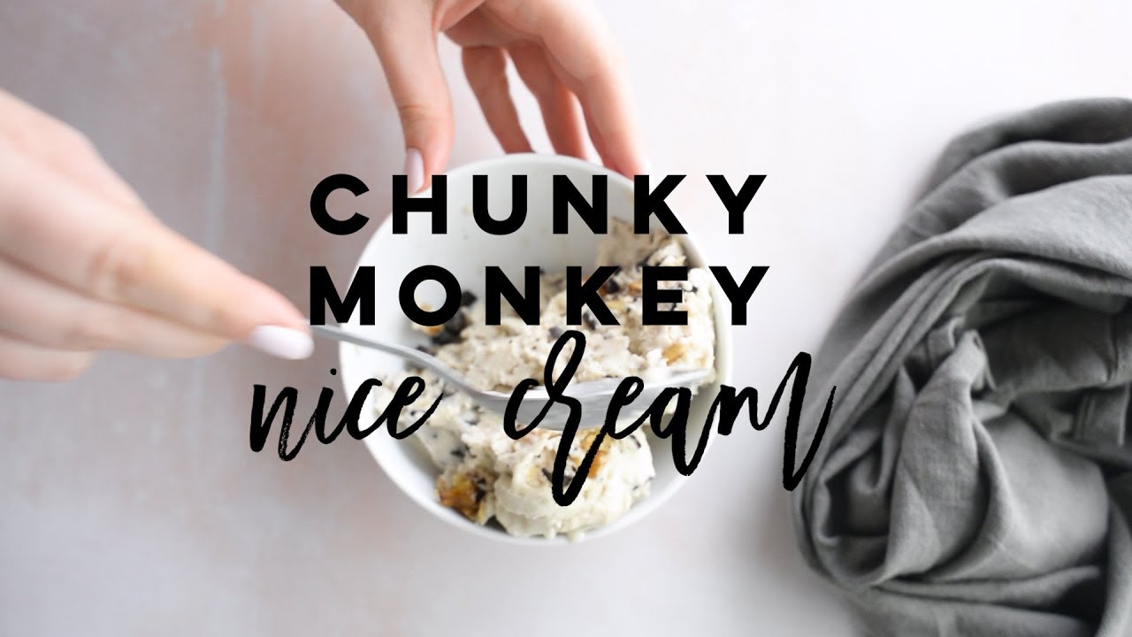 Vegan Chunky Monkey Nice Cream