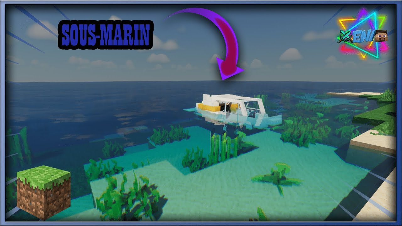 Un sous-marins dans minecraft ! - YouTube
