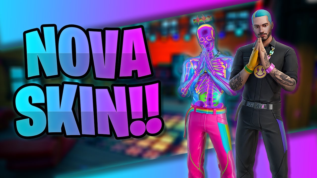 MOSTRANDO A *NOVA SKIN* J BALVIN & COMBOS FORTNITE YouTube
