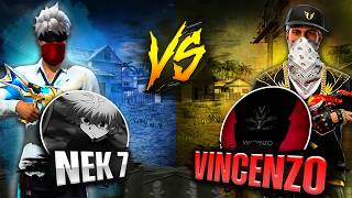 ME ENFRENTO A LA ESCUADRA DE VINCENZO EN 4 VS 4  FREE FIRE
