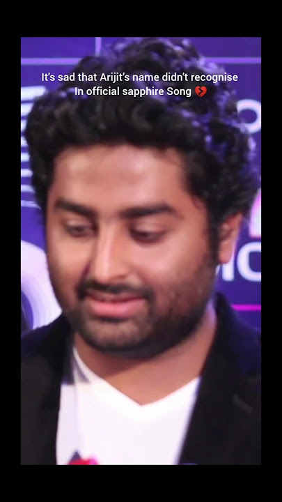 “Arijit Singh Ignored in Sapphire?💔 Time for Global Recognition”!#shorts