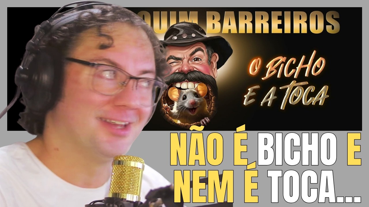 QUIM BARREIROS - O BICHO E A TOCA - Reação de músico brasileiro em live - Cortes J. do Carmo