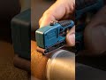 Mini Belt Sander Restores a Rusty Metal Pipe 😲 #DIYTools #Woodworking #ViralTools #MakerLife