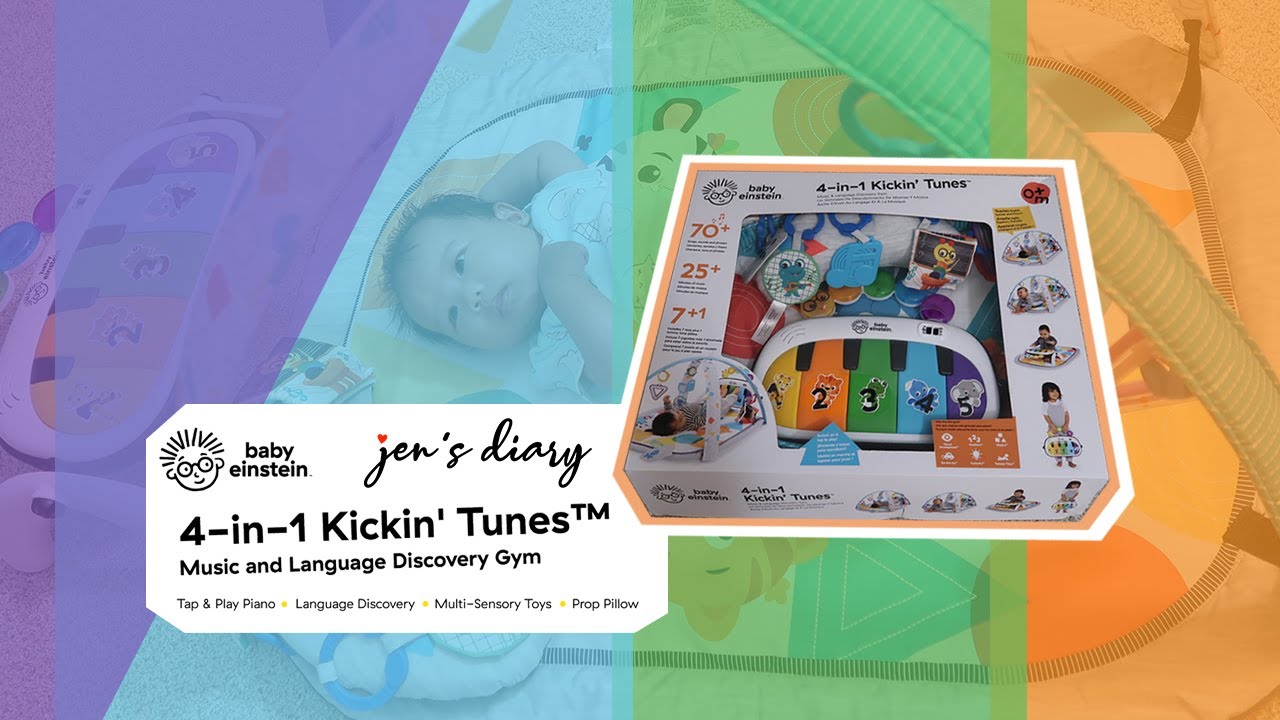 Baby Einstein 4in1 Kickin Tunes Music & Language Discovery Activity Play Gym Unboxing YouTube