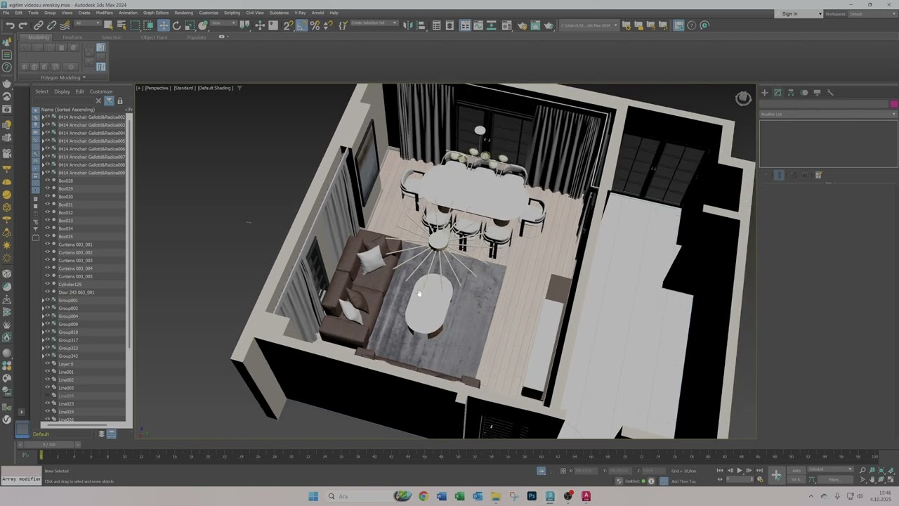 3ds Max Hızlandırılmış eğitim (part 5)