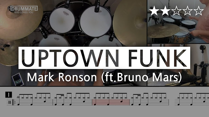 Uptown Funk Drums version - Drums performance video thumbnail
