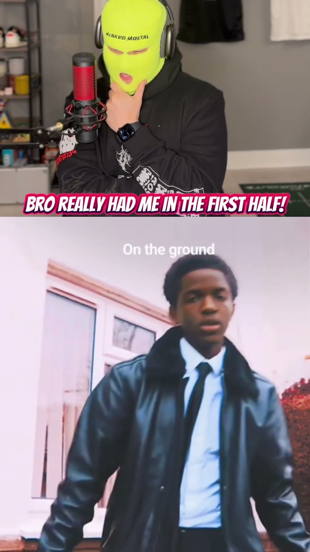 BRO GOT ME IN THE FIRST HALF!??