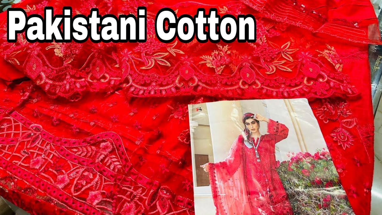 🛍️Pakistani Cotton Suit Pakistani Premium Cotton Seema Collection