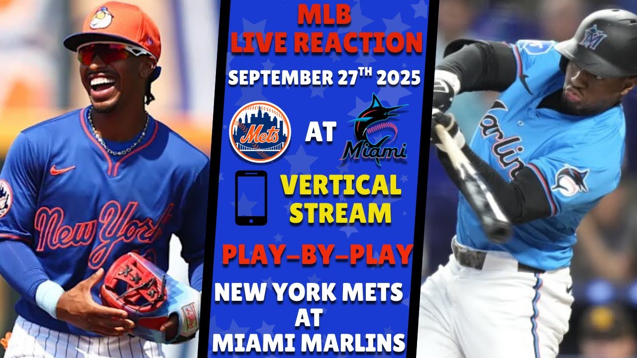Mets vs Marlins🔥Live Reaction & Play-by-Play!