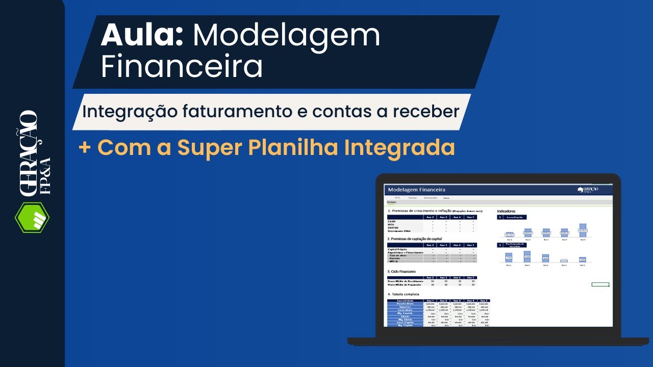 Modelagem Financeira - Integração do faturamento e contas a receber ...