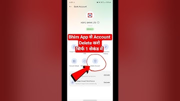 bhim app se default bank account kaise delete kare | bhim app se account kaise delete kare