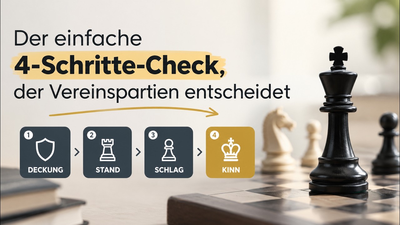 Diese 4 Checks machen deine Schachzüge sofort besser