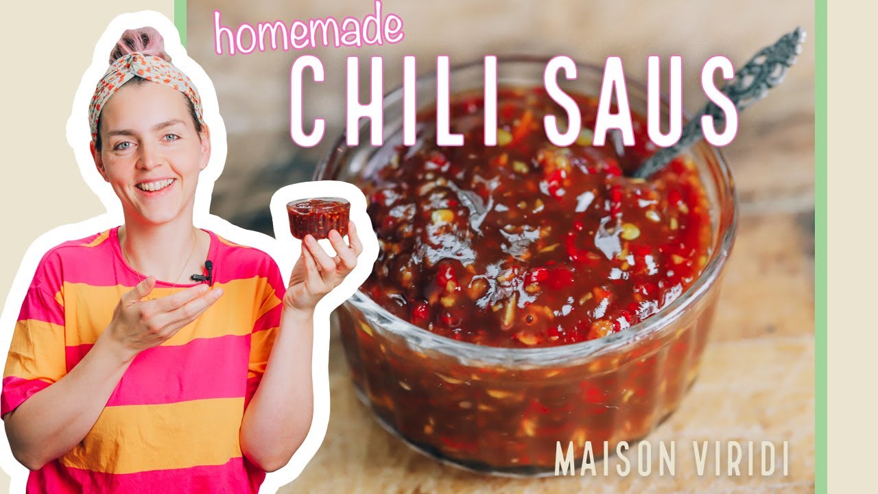 De lekkerste CHILISAUS maak je gewoon zelf! Een beetje zoet, een beetje spicy en vooral heel lekker