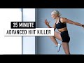 Advanced HIIT Workout - Tabata Style, INTENSE, with weights