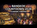 🇹🇭 4K HDR | ICONSIAM BANGKOK New Year Countdown 2026 🎆 Epic Fireworks &amp; Drone Show