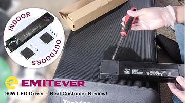 96W Triac Dimmable LED Driver | Unboxing & Hands-On Review