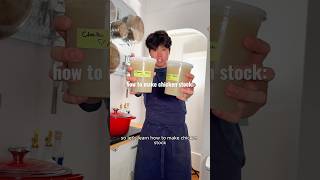 how to make chicken stock! #LeCreusetPartner #learn #cooking #stock