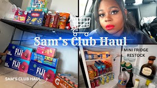 Huge Sam's Club Grocery Haul | Mini Fridge Restock