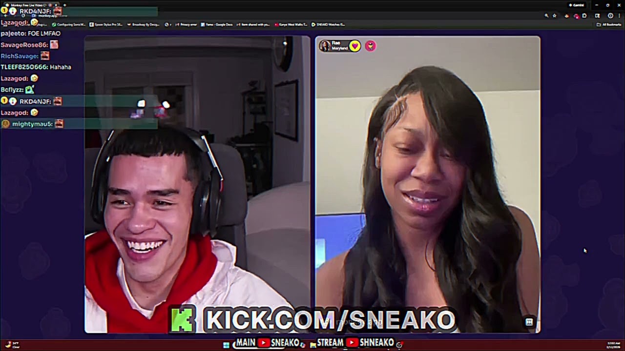 SNEAKO Uses Duke Dennis Voice on Monkey and Instantly Rizzes a Girl 😭💀