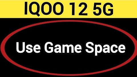How to use game space, IQOO 12 5G me game turbo on kaise karen