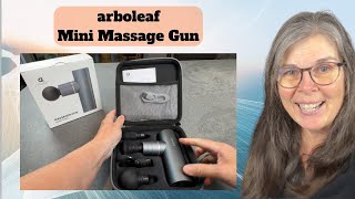 Powerful Relief Anywhere: Arboleaf Mini Massage Gun Review! #ad
