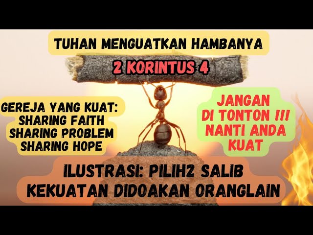 2 korintus 4:13-5:1 Ilustrasi dan Aplikasi Jamita 2 Korint 4 class=