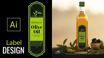 Label Design In Illustrator full guidance with step by step explanation