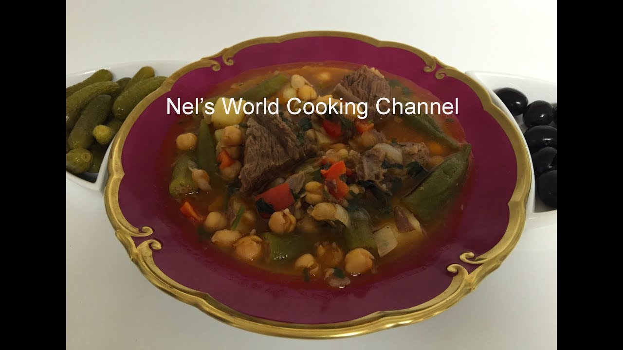 Okra and beef soup Chickpeas Soup Easy Beef Stew How to Make Okra