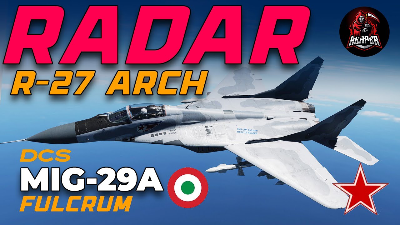 🔥💀 DCS MIG-29 FULCRUM | RADAR E MISSILE R-27  TUTORIAL ITA 