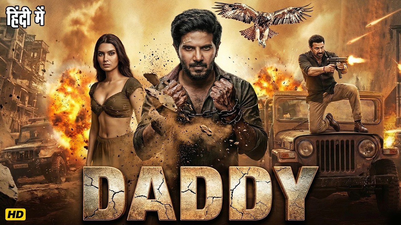 DADDY Full Movie 2026 | Dulquer Salmaan, Diana Penty, Bobby Deol | Latest South Action Hindi Movies