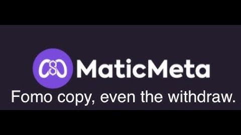 MaticMeta | Straight copy of MaticFomo, even the fun parts