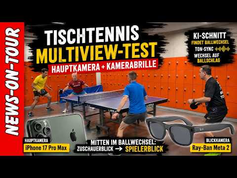 Camera test: Ray-Ban Meta 2 vs iPhone 17 Pro Max — table tennis