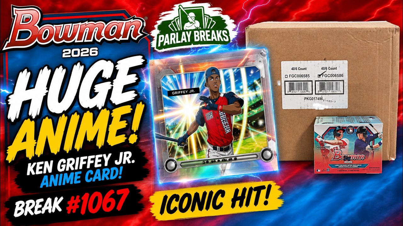 Ken Griffey Jr Anime Hit ? | 2026 Bowman Baseball BLASTER CASE 