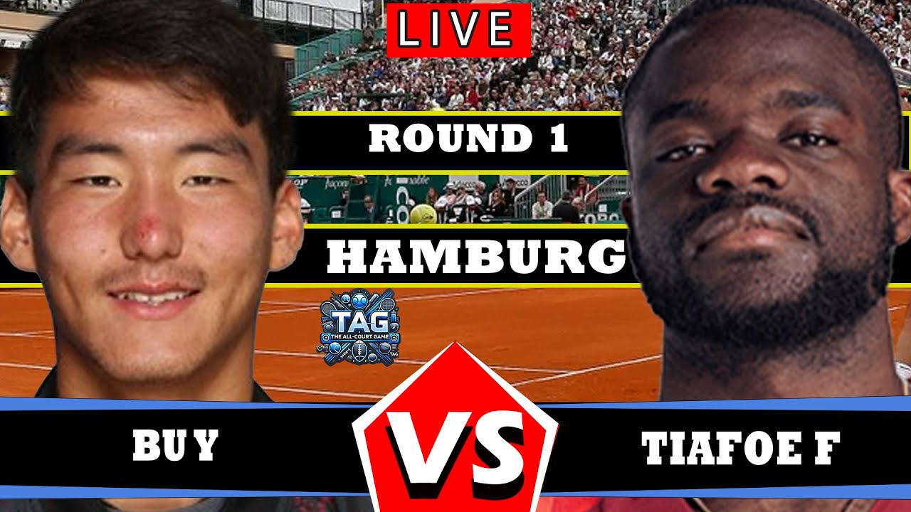 🔴LIVE: TIAFOE F VS BU Y | HAMBURG 2025   