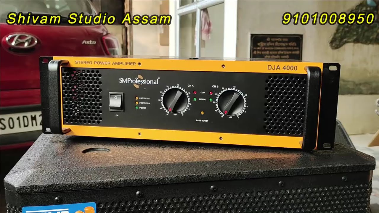 Ahuja SWX 810 Subwoofer. Best Low Box / Best Subwoofer. 800 wats /Studio master DJA 4000 Amplifier.