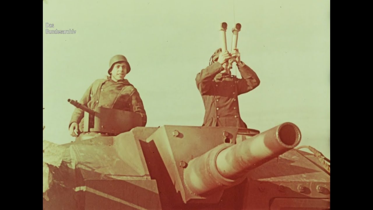 German Raw Color Footage from the Oder Front- February/March 1945 [Full HD]