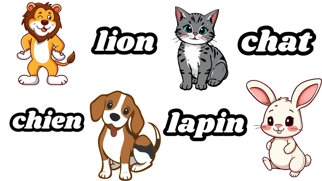 Easy French | Learn French | Fun Animals in French | Apprendre les animaux amusants en français