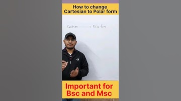 How to change Cartesian to Polar form? | polar Form | #bsc #bscmaths #collegeclasses