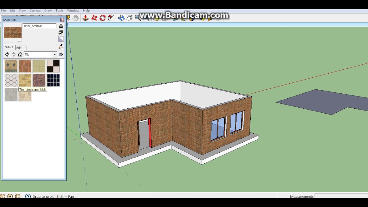 simple 3d  house  modelling in sketchup  8 part 6 YouTube