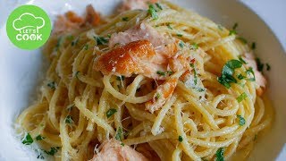 Cremige Lachs Pasta Mit Sahnesoße Rezept Mit Nur 5 Zutaten