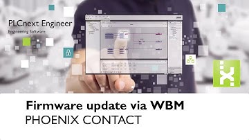 Carry out a firmware update via the Web-based Management | Getting started with PLCnext Engineer