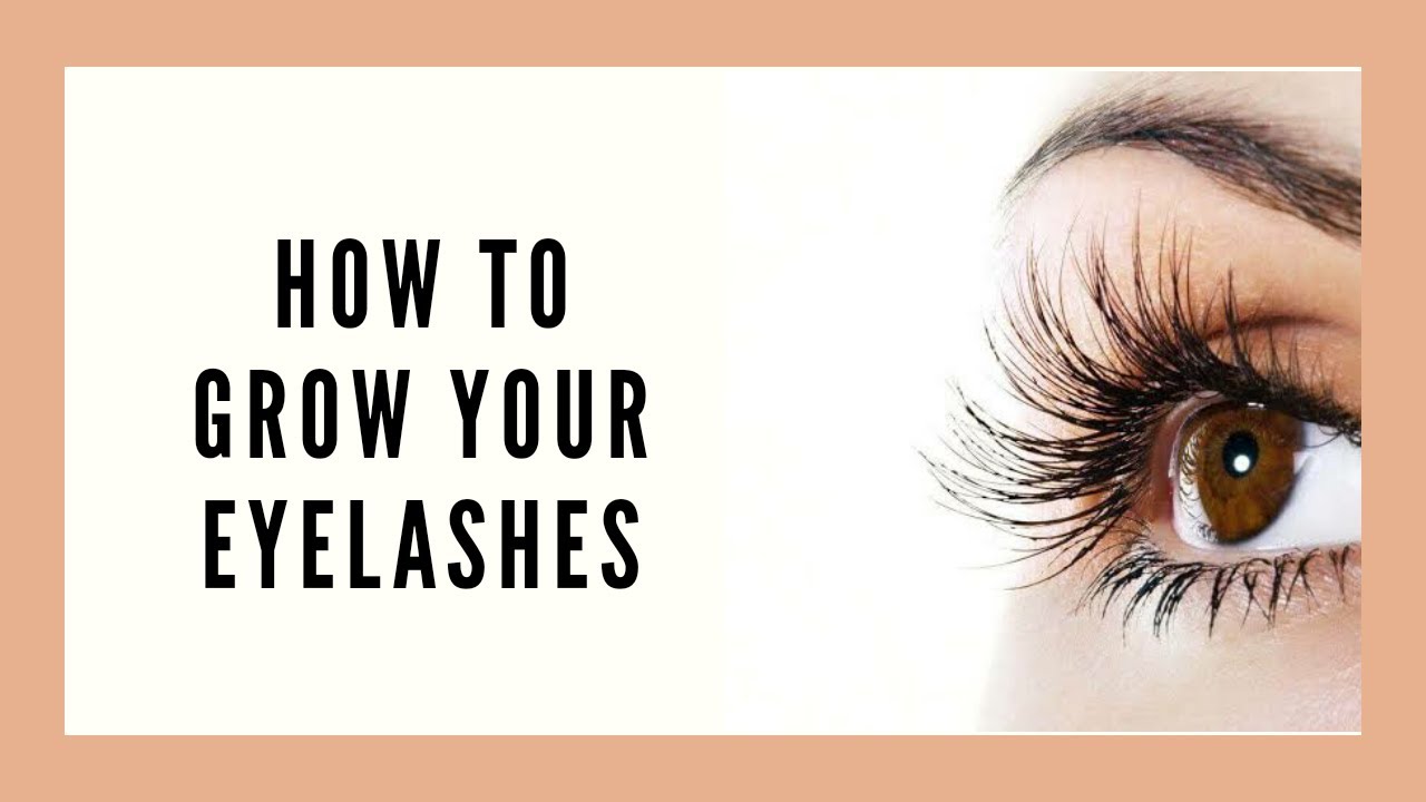 HOW TO GROW EYELASHES | FASTER | HOME REMEDY - YouTube