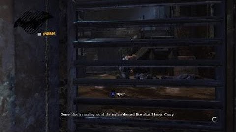 Batman: Arkham Asylum (No Upgrade or Gadget Walkthrough on Hard) Born Free (Part 1)