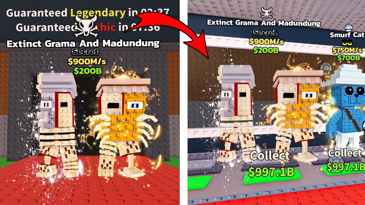 ROBLOX Extinct Grama and Madungdun - New Ritual Rework - Steal a Brainrot