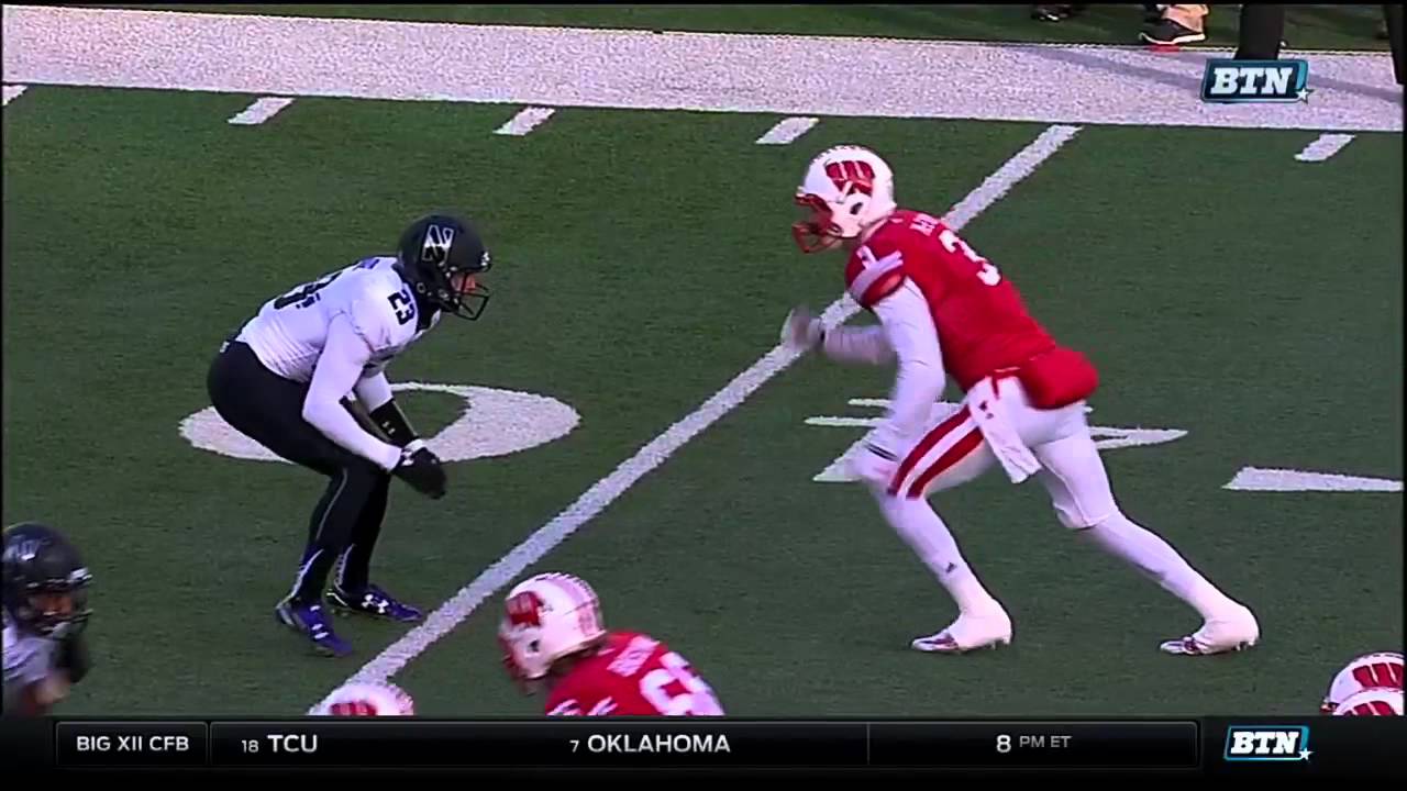 Tanner McEvoy Catch vs. Northwestern