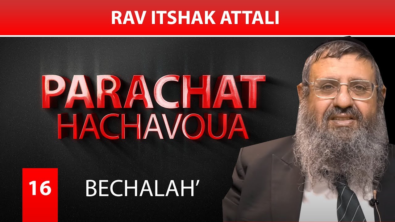BECHALAH 16 - par Rav Itshak Attali