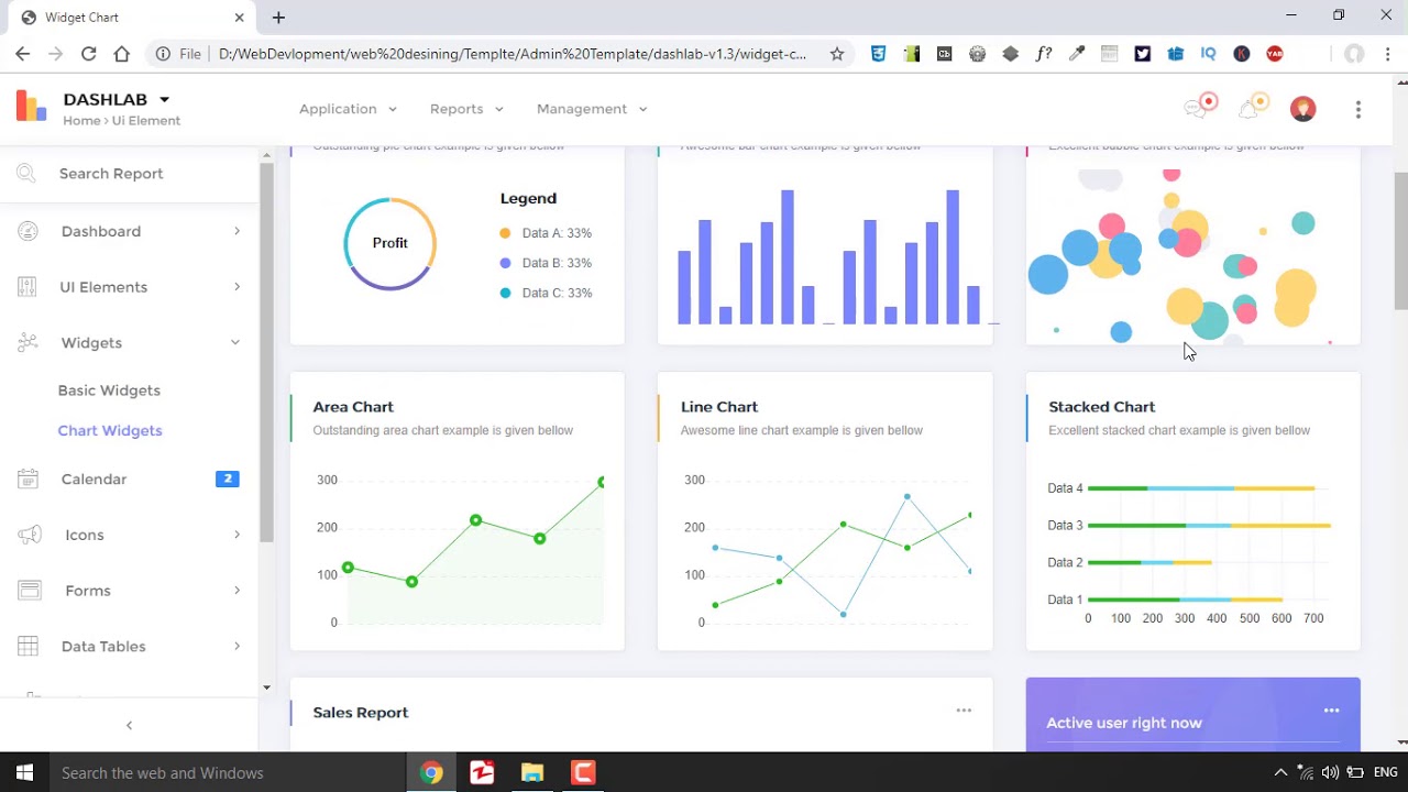 DashLap Admin Template Free Download