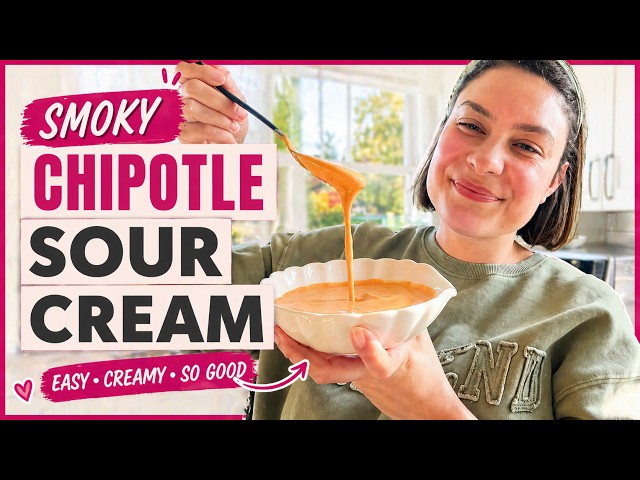 chipotle sour cream dressing Creamy Chipotle Sauce Recipe (For Tacos, Dips & More)