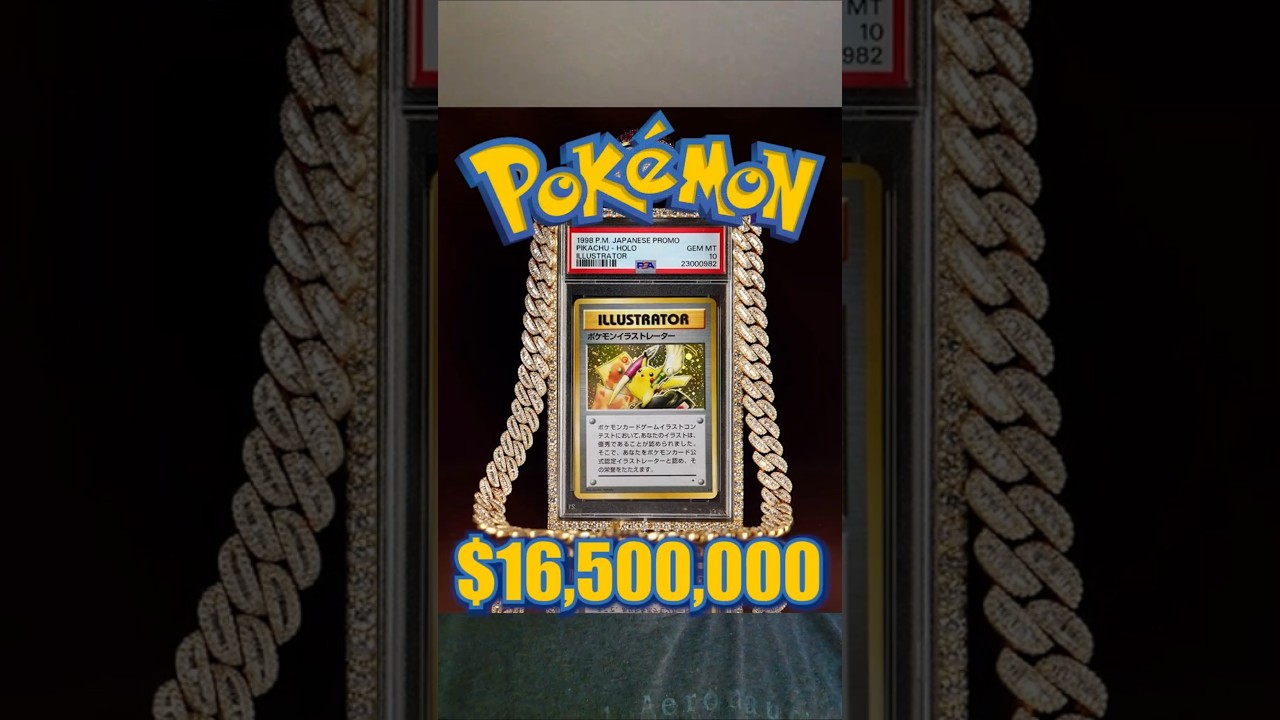 Иллюстрированная карточка Пикачу продана за 16,5 млн долларов — редкая карточка или гениальный ма...