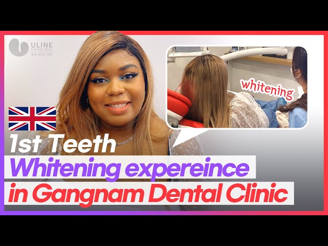 Whitening teeth at Seoul Gangnam Dental Clinic